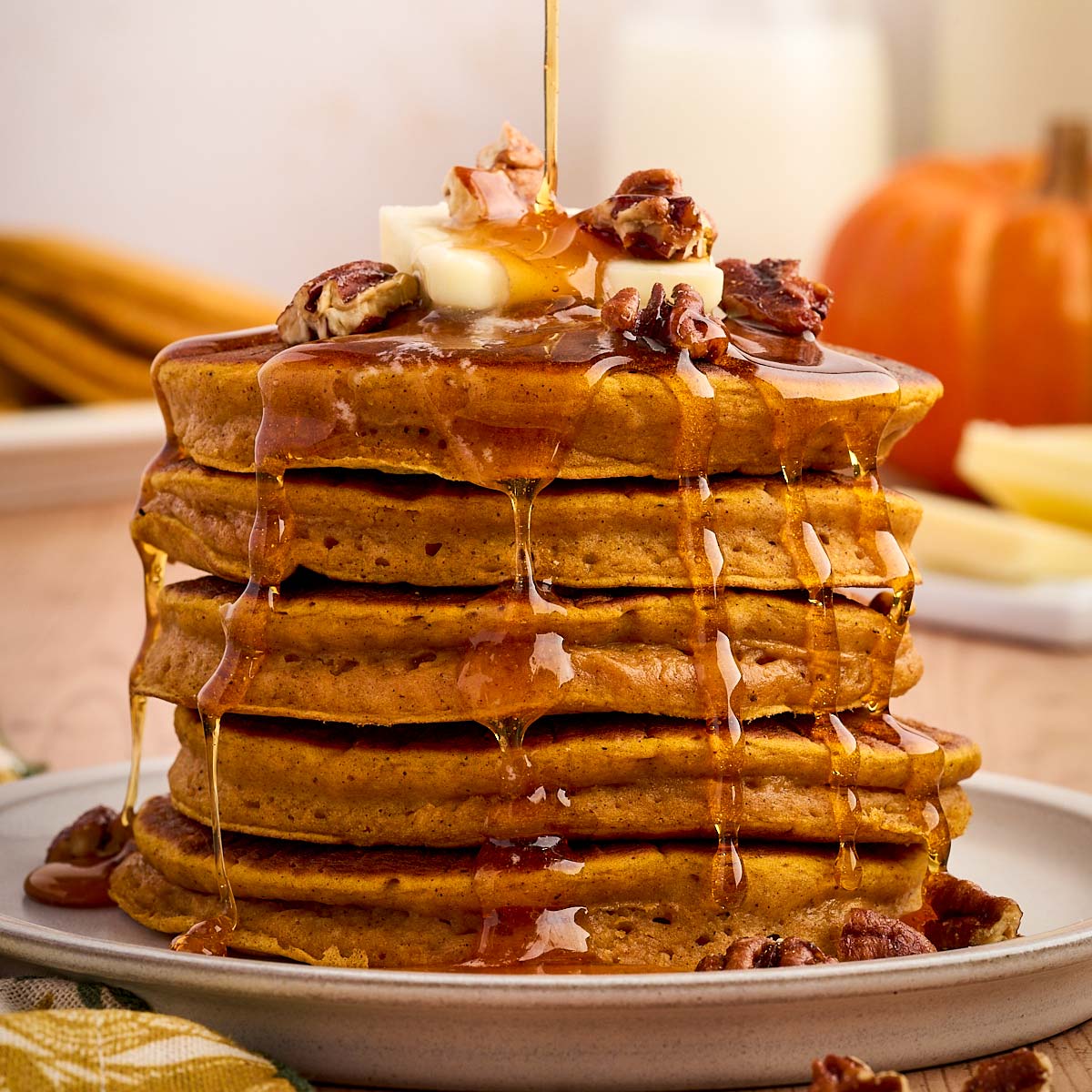 Minute Pumpkin Pancakes: Get Super Moist & Spiced Fall Breakfast